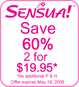 Sensua SAVE 60%